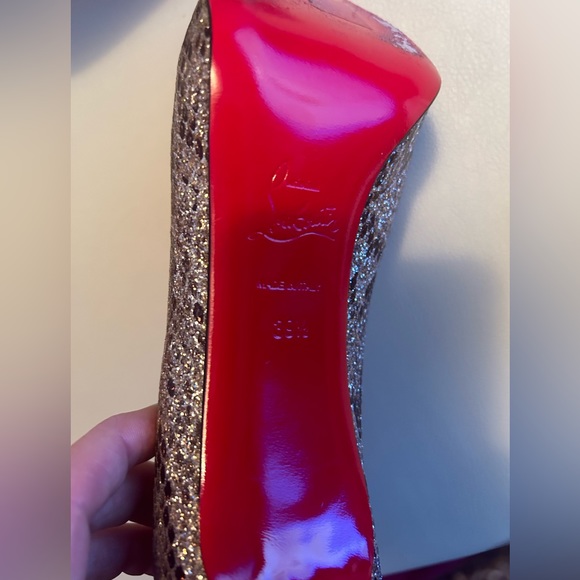 CHRISTIAN LOUBOUTIN
Animal Print Glitter Accents Pumps - Picture 10 of 13